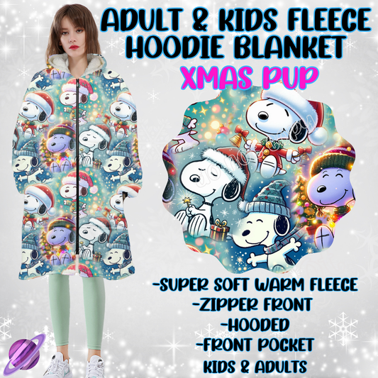 XMAS PUP - HOODIE BLANKET RUN-PREORDER CLOSING 9/27