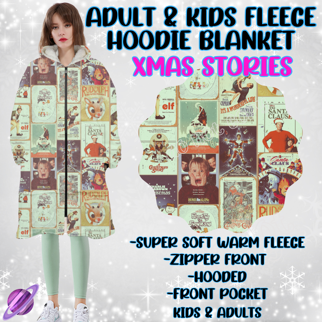 XMAS STORIES - HOODIE BLANKET RUN-PREORDER CLOSING 9/27